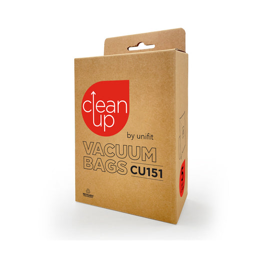 CleanUp CU151 Vacuum Bags 5 Pack