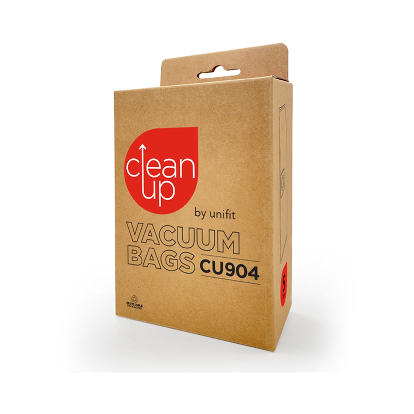 CleanUp CU904 Vacuum Bags 5 Pack