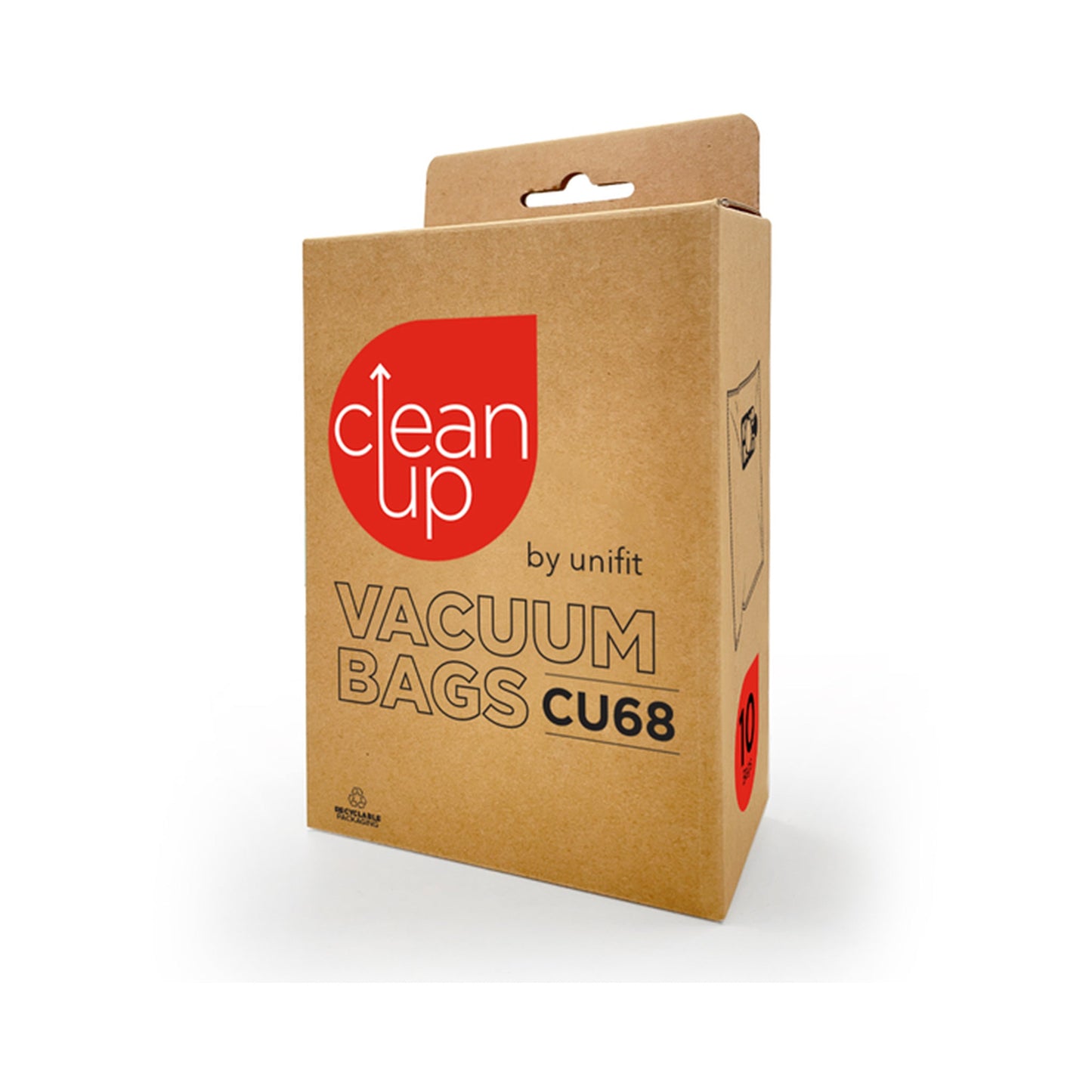 CleanUp CU68 Vacuum Bags 10 Pack