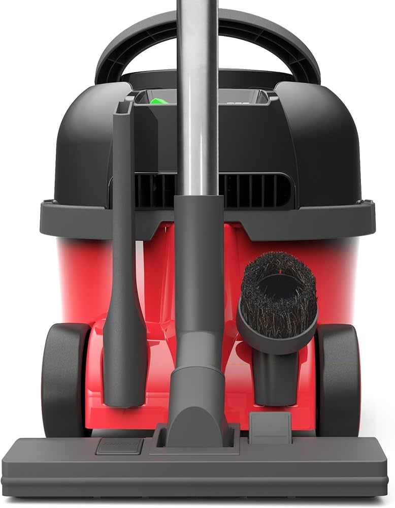 Numatic NBV190NX Henry Red 8L Battery Operated Canister Vacuum Cleaner (Battery Incuded)